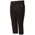 Black - Side - Dare 2B Womens-Ladies Melodic II 3-4 Walking Trousers