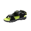 Briar Grey-Lime Punch - Lifestyle - Regatta Childrens-Kids Kota Drift Sandals