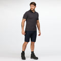 Black - Pack Shot - Regatta Mens Pro Cargo Shorts