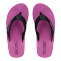 Black-Radiant Orchid - Side - Regatta Womens-Ladies Catarina Flip Flops