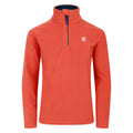 Orange Rust - Front - Dare 2b Childrens-Kids Freehand Fleece