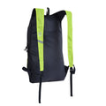 Ebony Grey-Fluro Yellow - Side - Dare 2B Silicone III Rucksack