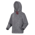 Rhino Marl - Close up - Regatta Childrens-Kids Keyon Hooded Fleece