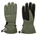 Olivine Green - Side - Dare 2B Mens Worthy Ski Gloves