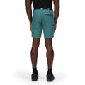 Pacific Green - Close up - Regatta Mens Xert III Stretch Shorts