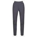 Seal Grey - Front - Regatta Womens-Ladies Pentre Kimberley Walsh Stretch Walking Trousers