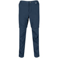 Moonlight Denim - Front - Regatta Mens Leesville II Zip Off Trousers