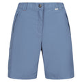 Coronet Blue - Front - Regatta Womens-Ladies Chaska II Walking Shorts