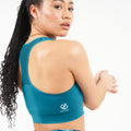 White - Pack Shot - Dare 2b Womens-Ladies Dont Sweat It Sports Bra