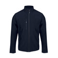 Navy - Front - Regatta Mens Honesty Made Recycled Softshell Jacket