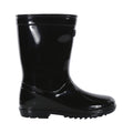 Black - Back - Regatta Childrens-Kids Wenlock Wellington Boots