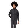 Seal Grey-Black - Side - Regatta Womens-Ladies Ablaze 3 Layer Membrane Soft Shell Jacket