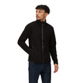 Black - Side - Regatta Mens Honestly Made Fleece Jacket