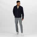 Navy - Back - Regatta Mens Honestly Made Fleece Jacket