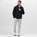 Navy - Lifestyle - Regatta Mens Honestly Made Recycled Half Zip Fleece