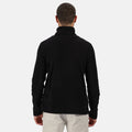 Black - Side - Regatta Mens Honestly Made Recycled Half Zip Fleece