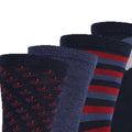 Dark Denim - Side - Regatta Mens Lifestyle Socks (Pack of 4)