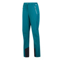 Moroccan Blue - Side - Regatta Womens-Ladies Mountain III Walking Trousers