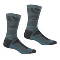 Stormy Sea-Niagra Blue - Front - Regatta Womens-Ladies Samaris 3 Season Boot Socks