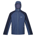 Admiral Blue-Navy - Front - Regatta Mens Britedale Colour Block Waterproof Jacket