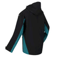 Black-Pacific Green - Lifestyle - Regatta Mens Britedale Colour Block Waterproof Jacket