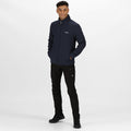 Navy - Back - Regatta Mens Cera V Wind Resistant Soft Shell Jacket