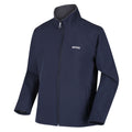 Navy - Pack Shot - Regatta Mens Cera V Wind Resistant Soft Shell Jacket