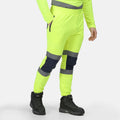 Yellow-Navy - Lifestyle - Regatta Mens Hi-Vis Bottoms