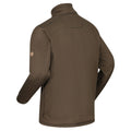 Dark Khaki - Close up - Regatta Mens Galador Half Zip Fleece Top