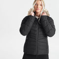 Black-Natural - Back - Dare 2B Womens-Ladies Glamorize II Swarovski Ski Jacket