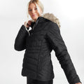 Black-Natural - Close up - Dare 2B Womens-Ladies Glamorize II Swarovski Ski Jacket