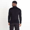 Black-Amber Glow - Lifestyle - Dare 2B Mens Unite Us Knitted Half Zip Sweatshirt