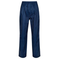 Navy - Back - Regatta Womens-Ladies Packaway Rain Trousers