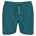 Pacific Green - Front - Regatta Mens Hilston 2 in 1 Shorts