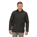 Black - Back - Regatta Mens Pensford Waxed Jacket