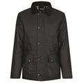 Black - Front - Regatta Mens Pensford Waxed Jacket