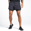 Black - Side - Dare 2B Mens Recreate II 2 in 1 Shorts