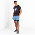 Stellar Blue - Back - Dare 2B Mens Recreate II 2 in 1 Shorts