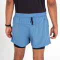 Stellar Blue - Pack Shot - Dare 2B Mens Recreate II 2 in 1 Shorts