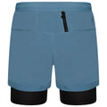 Stellar Blue - Close up - Dare 2B Mens Recreate II 2 in 1 Shorts