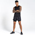 Black - Back - Dare 2B Mens Recreate II 2 in 1 Shorts