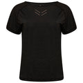 Black - Front - Dare 2B Womens-Ladies Crystallize Active T-Shirt