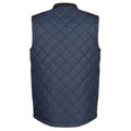 Navy - Close up - Regatta Mens Moreton Quilted Body Warmer