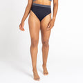 Black-Charcoal Grey - Side - Dare 2B Womens-Ladies The Laura Whitmore Edit Don't Sweat It Recycled Bikini Bottoms