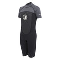 Dark Grey-Black - Side - Regatta Womens-Ladies Shorty Wetsuit