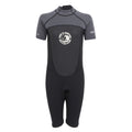 Dark Grey-Black - Front - Regatta Womens-Ladies Shorty Wetsuit