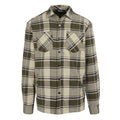 Dark Khaki-Moonstruck - Front - Regatta Mens Thamos Checked Long-Sleeved Shirt