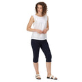 White - Back - Regatta Womens-Ladies Bridgidine Linear Tank Top