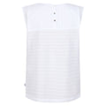 White - Pack Shot - Regatta Womens-Ladies Bridgidine Linear Tank Top