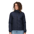 Navy - Side - Regatta Womens-Ladies Lalita Waterproof Jacket